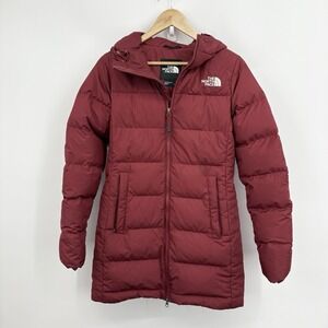 The North Face Gotham Parka Jacket Women Small Down Puffer Long Hooded Gorp Hike
